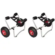 vidaXL Kayak Cart Kayak Trailer Canoe Rack Trolley Kayak Carrier Aluminum