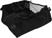Wheelchair Seat Bag,600D Oxford Cloth Wheelchair Underneath Bag Movable Under Seat Basket for Rollator Walker Black