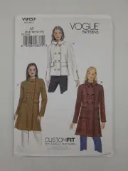 Vogue Sewing Pattern 9157 V9157 Misses Lined Coat 3 styles Pattern Size 6-14 NEW