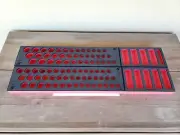 Snap-on Tools 2pc FOAM ORGANIZER TRAY for 3/8" Drive METRIC SAE Sockets Sets