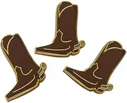 [Novel Merk] Cowboy & Rancher – Icons Lapel Pin, Hat Pin & Tie Tack Set - with Clutch Back