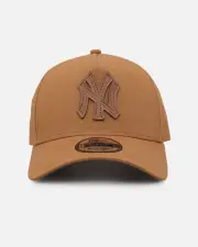 [New Era] New Era New York Yankees 'Wheat Canvas' 9forty A-frame Snapback Wheat - Size ONE ONE Wheat
