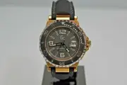 New GC Guess Collection Black Nylon Rose Gold IP SS X79002G2S $700 Watch