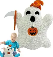 Cute Ghost Pillow | Ghost Spooky Pillows,Halloween Throw Pillows Decorative Spooky Pillows for Sofa Bed Stuffed Halloween Pillow for Couch Home Decoration