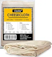 Clarkia Professional Cotton Cheese Cloth Unbleached - 1x1 Meter (1x1 Meter)