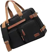 PLAFOPE Waterproof Laptop Bag Nylon Notebook Handbag Soft Lining Large Capacity Computer Storage Bag Multi-way Carry Computer Handbag
