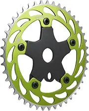 Helix Chainring w/Spider Sprocket 44T 1/8" 110mm BCD 5 Arm Hole Old School BMX, Green, WFS3071-BO