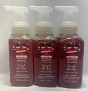 3 Merry Berry Kiss Gentle Foaming Hand Soap Bath & Body Works 8.75 Oz