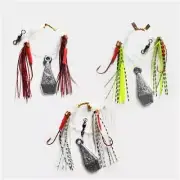 3pcs Custom Designed Tangle Free Skirt Flasher Whiting Rigs Fishing Tackle Hooks