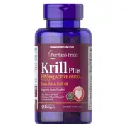 Puritan's Pride Krill Plus High Omega-3 Concentrate 1085 mg - 60 count
