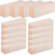 VILLFUL DIY Craft Materials 14pcs Basswood Strips Square Dowels Wooden Sticks for Picture Frames Mini Furniture Projects