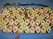 Stephanie Johnson Multi Color Purse, Hand Beach bag tote