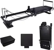 CRODRES Pilates Reformer Machine, Foldable Pilates Reformer Core Bed Equipment Multifunctional Pilates Studio for Home Gym Exercise Equipment