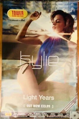 Kylie Minogue Light Years UK Tower Record Promo Poster 151cm x 102cm Large Size