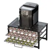3 Tier Coffee Pod Holder Rack for K Cup, 105 Pod Pack Capacity Rack, Metal, B...