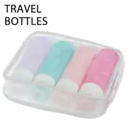 4Pcs Travel Bottles 90ML Leak Proof Travel Silicone Containers Refillable tyPMc