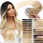 CLEARANCE Thick Tape In Remy Human Hair Extensions 100% Real Skin Weft FULL HEAD