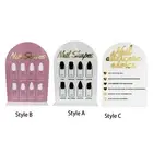 Nail Color Display Board Acrylic DIY Nail Art Accessories Display Stand Manicure