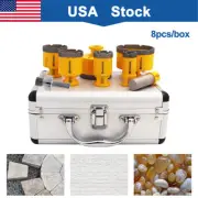 8pcs/box Diamond Core Drill Bit Tile Hole Cutter Grinder for Marble Ceramic Tile