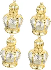 Baluue 4pcs Perfume Bottles Refillable Perfume Bottle Roll On Perfume Containers Essential Oil Bottle 10ml