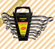 Double Ended Ring Spanner Mirror Polished Chrome High Quality 6 - 22mm Wrench