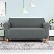 Artiss Sofa Cover, 3 Seater Couch Lounge Covers Stretch Armchair Slipcover Protector Home Living Room Furniture, Highly Stretchable Anti-Slip Soft Thick Machine Washable Grey