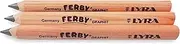 Lyra Ferby 3 x Jumbo Size Triangular Thick Pencils for Learning to Write