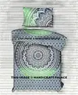 Ombre Mandala Bohemian Duvet Cover Queen Indian Quilt Comforter Set Doona Cover
