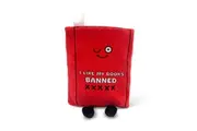Punchkins Banned Book Plush Soft Toy Book Book-Themed Plushie 16cm Red 6y+