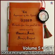 Antique Book Occult Black Magic Manuscript Grimoire Handwritten Occultism Magick