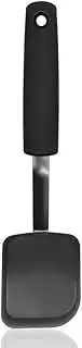 Non stick pot shovel soft and flat frying fish beef steak and egg shovel flat bottomed pot silicone mini silicone kitchenware Durable affordable and convenient set black