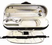 4/4 Enhanced/Moon Shape Designed Violin Case(VC820GA)+4/4 violin strings