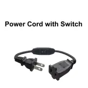 2 Prong Polarized Extension Cord On Off Switch Extension Cord Waterproof NEW