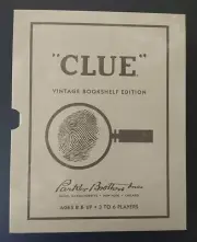 CLUE Vintage Bookshelf Edition Board Game BRAND NEW