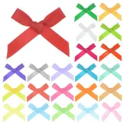 100-Pack Mini Craft Ribbon Bow,1x1.6 Inch for Craft DIY[Multicolored]