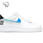 NIKE AIR FORCE 1 '07 白 鐳射 英雄聯盟 電玩 皮革 魔鬼氈 DC0710 191 男款