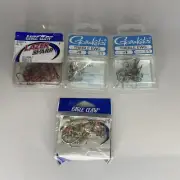15 Gamakatsu 77108 (EWG) Bronze Treble Hooks +17 Eagle Claw lazer sharp treble