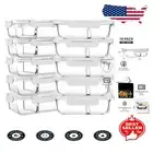 Stackable 10-Pack of 30 Oz Glass Food Storage Containers – Microwave & Oven Safe