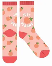 Frankly Funny Novelty Socks One Size Fits Most - Just Peachy, EJF E10937