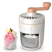 Shaved Ice Machine - Hand Crank Slushie Maker Machine with Free Ice I0O7