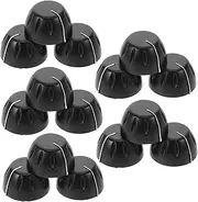 GOOHOCHY 15pcs Plastic Electric Guitar Knobs Volume Tone Control Replacement for Electric Bass Guitars Durable Wear Resistant Easy to Install Multi Use