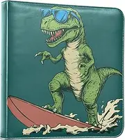 Surfing Dino small photo album Self Adhesive Pages 1 pcs 6x8'' Photos libro de recuerdos para
