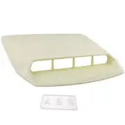 ABS Front Bonnet Scoop Air Flow Vent Cover For Toyota Hilux REVO 2.4 2.8 15-ON