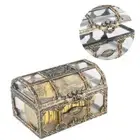 Plastic Money Container Storage Box Transparent Pirate Toys Pirate Treasure *-*