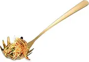 Serving Pasta Fork - Noodle Spoon Server | Spaghetti Server & Noodle Strainer | Cooking Tools Kitchen Utensils for Serving, Draining, and Straining Spaghetti, Pasta, and Noodles Spoon