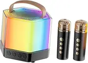 Levemolo Karaoke Machine Mini Microphones for Boys and Girls Adults Versatile Karaoke Speaker System