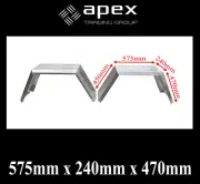 BRAND NEW 3MM ALUMINIUM FLARED WHEEL ARCH MUD GUARDS 4WD UTE OFFROAD GUARDS