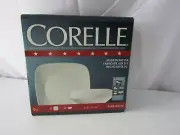 CORELLE 8 Piece Dishes Square White 4 Bowls 4 Plates New!