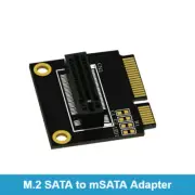 M.2 B Key SATA SSD to mSATA Full/Half Size 90 degree Right Angle Adapter Card
