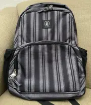 VOLCOM GREY & BLACK SCHOOL HIKING ECT UNISEX SUNSTONE BACKPACK *NEW*